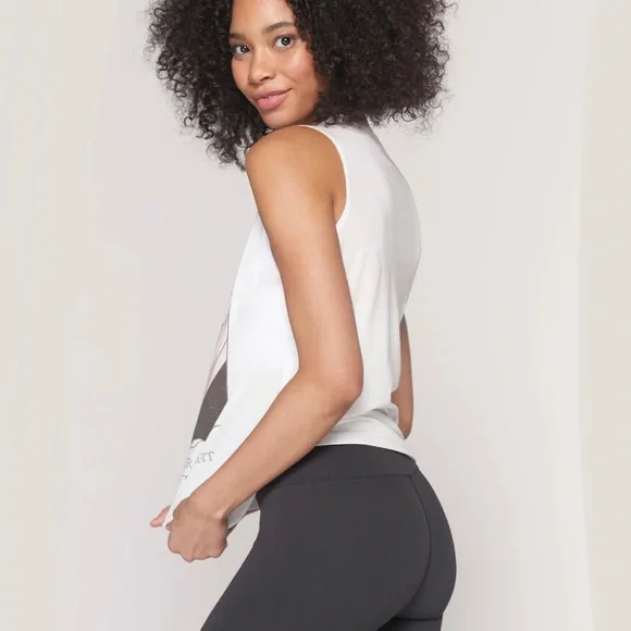 NWT $48 Spiritual Gangster Shine Muscle Tank - Picture 2 of 8